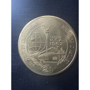 Seattle Washington Worlds Fair Token 1962 ~ Excellent Condition
